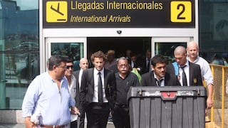 Sporting Cristal: Peñarol, con Diego Forlán, arribó a nuestra capital