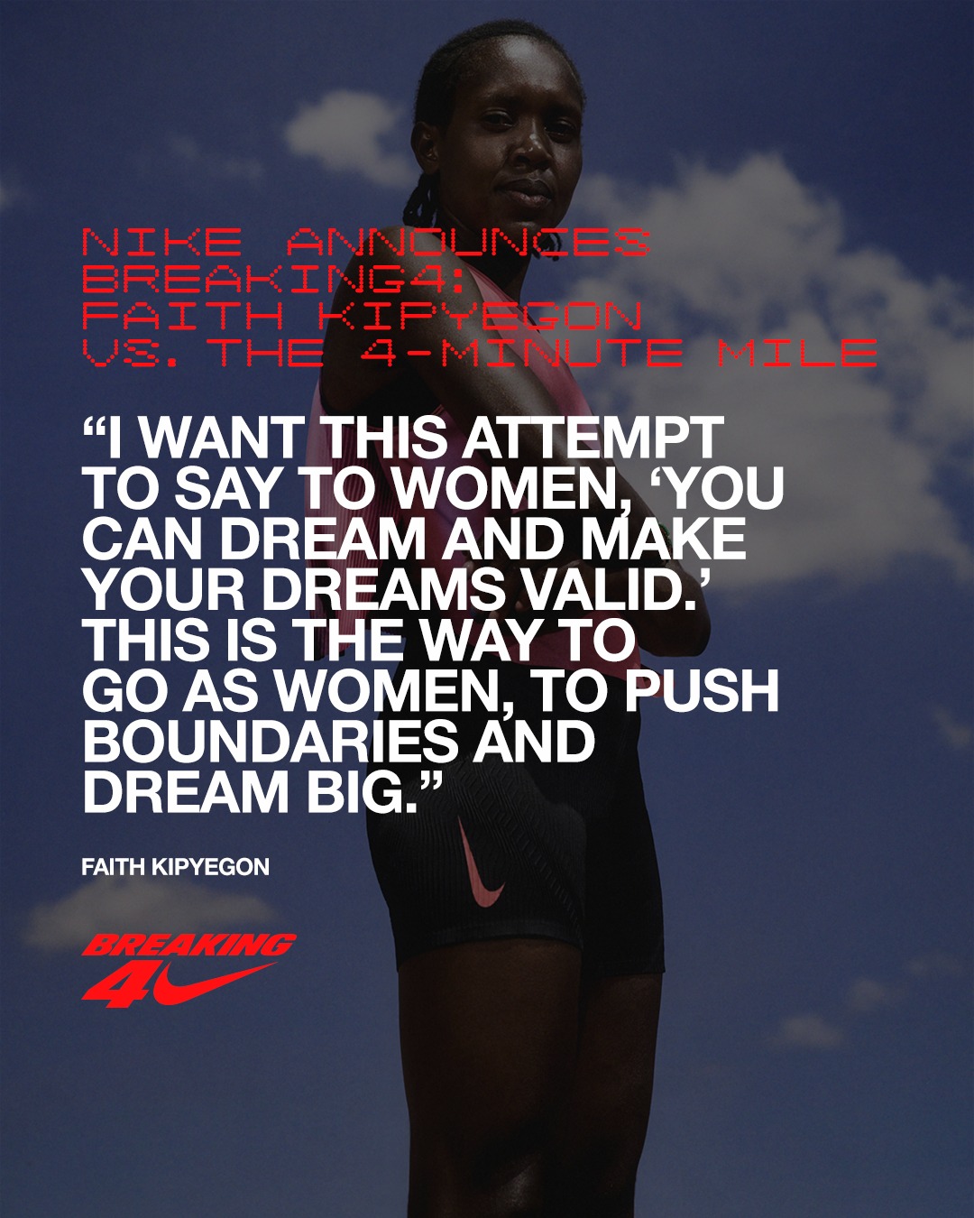 Para conocer más sobre la preparación de Kipyegon, Nike y Box To Box Films presentan una serie documental inmersiva que ya está disponible en Prime Video. (Foto: Nike)