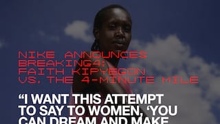 Nike anuncia Breaking4: Faith Kipyegon vs. la milla en 4 minutos