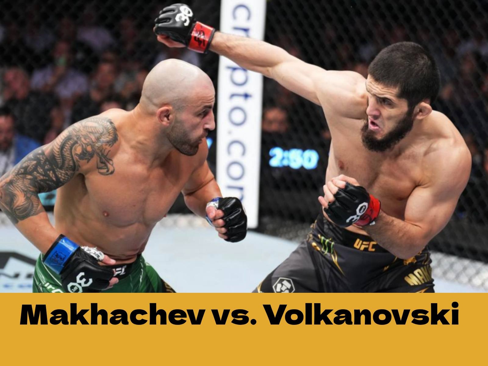 Ver pelea Islam Makhachev vs. Alexander Volkanovski 2 en vivo y en directo hoy vía Star+, FOX Sports Premium y Eurosport Player por la pelea estelar del UFC 294 en Abu Dhabi. (Foto: UFC.com)