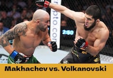 Islam Makhachev venció a Alexander Volkanovski por KO y retiene el Campeonato