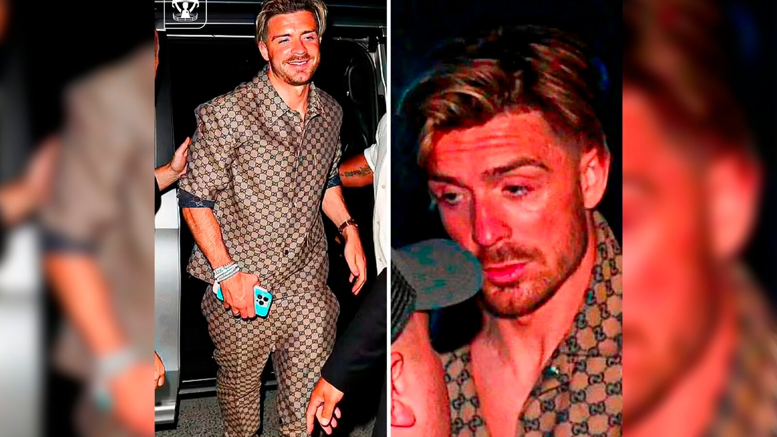 El espectáculo de Grealish: así llegó y así se fue de la fiesta del City tras el campeonato. (Foto: Agencias)