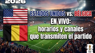 ¿Dónde ver partido Estados Unidos — Bélgica por octavos de final del Mundial 2026 en TV abierta?