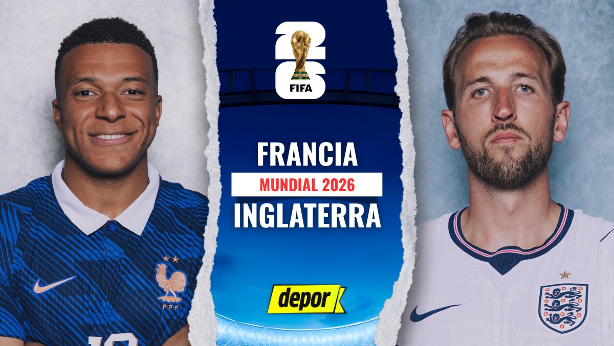 Francia vs. Inglaterra se enfrentan por el tercer puesto del Mundial 2026, mira este partido y la transmisión en directo de DIRECTV, DSports, DGO, ESPN, Disney Plus, TyC Sports, TV Púbica, Mi Telefe, TV Azteca 7 y TUDN. (Diseño: Depor)