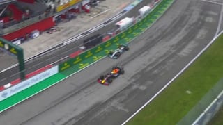 Verstappen y Hamilton protagonizaron imagen más llamativa en el GP de Emilia Romagna