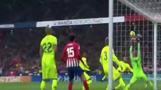 ¡De cabeza no falla! Diego Costa anotó el 1-0 de Atlético de Madrid contra Barcelona por LaLiga [VIDEO]