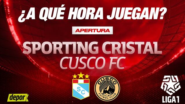 Horarios para ver el partido de Sporting Cristal vs. Cusco
