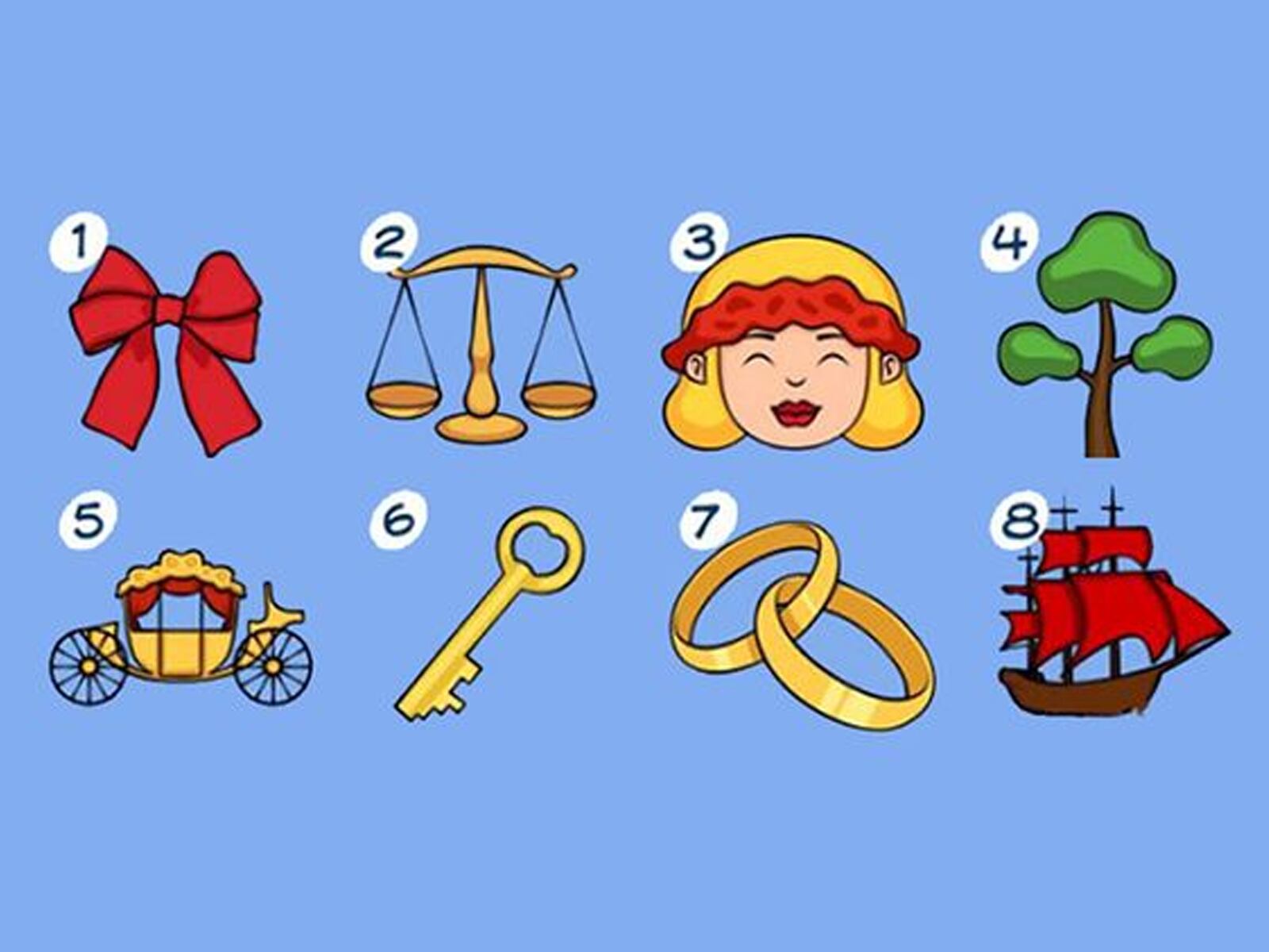 Observa atentamente las diferentes figuras de la imagen y selecciona la que más te llame la atención. Luego, descubre qué dice tu elección sobre tu futuro y el camino que te espera por delante.