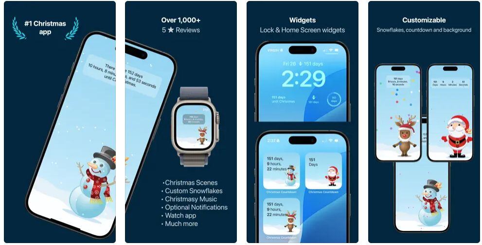 Conteo regresivo para Navidad