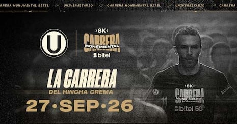 Carrera Monumental U Bitel 8K: el deporte crema unirá a miles de aficionados en una jornada de integración y vida saludable