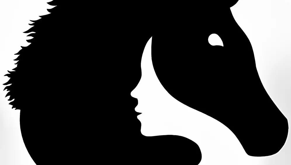 Descubre cómo te miran las personas según veas la cara de una mujer o un caballo (Foto: Pinterest).