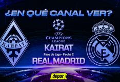 ¿Dónde ver Real Madrid vs. Kairat, por la Champions League?