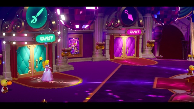 El título de Nintendo se plantea como una obra teatral, en donde el papel protagónico lo tiene la princesa Peach.