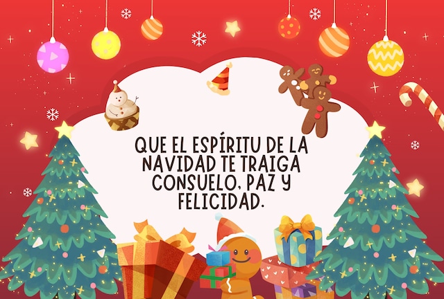 Que el espíritu de la Navidad te traiga consuelo, paz y felicidad. | Crédito: Canva / Composición Depor