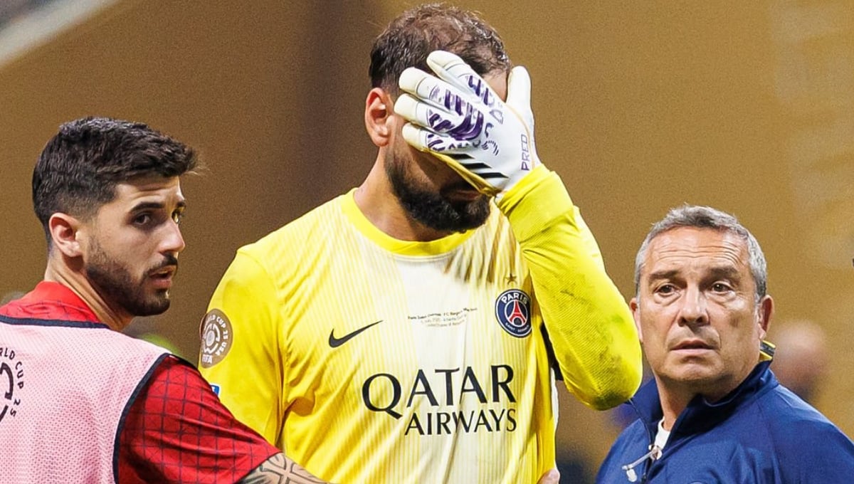 Gianluigi Donnarumma se mostró muy afectado por la lesión de Jamal Musiala. (Foto: Getty Images)