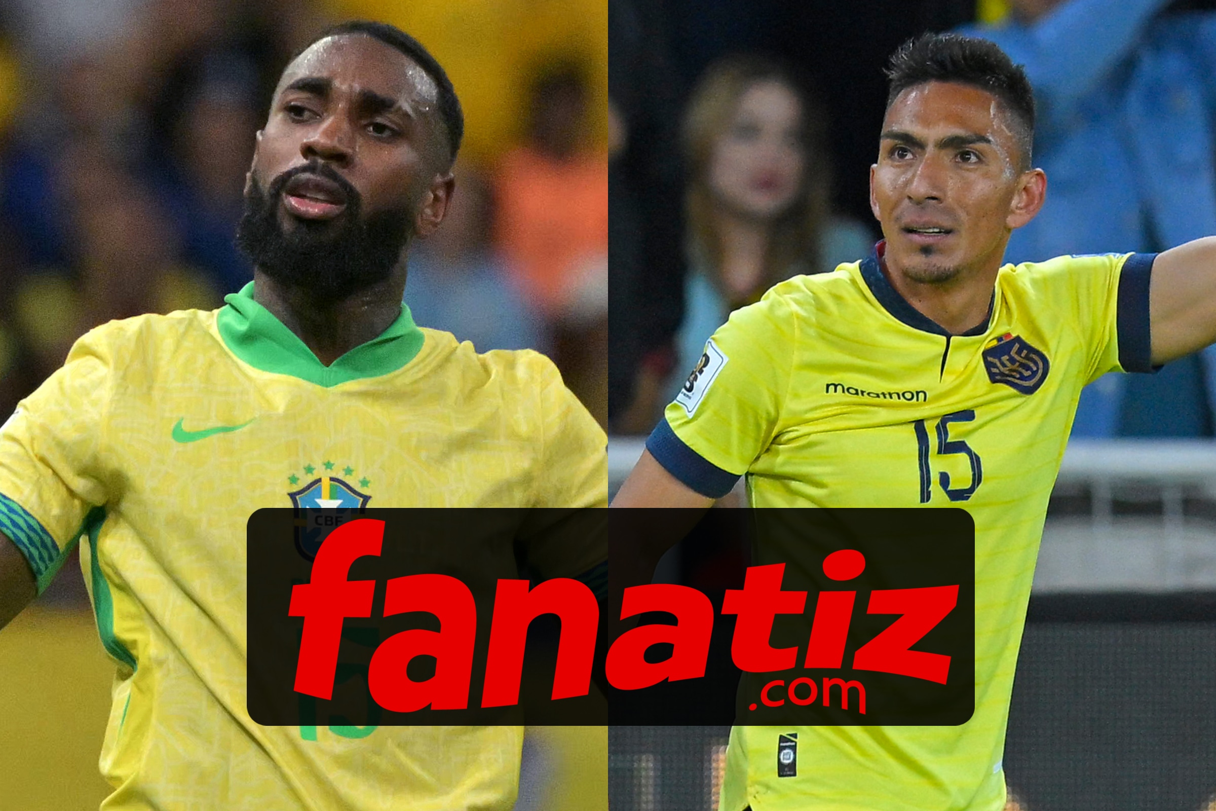 Señal de Fanatiz en vivo y online para ver el partido de Brasil vs. Ecuador, desde Estados Unidos, por la Jornada 15 de las Eliminatorias 2026. (Fotos: AFP - Composición Depor)