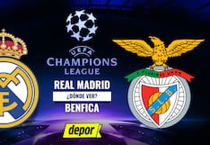 Dónde ver Real Madrid vs. Benfica EN VIVO: canales de TV vía ESPN y Movistar Liga de Campeones