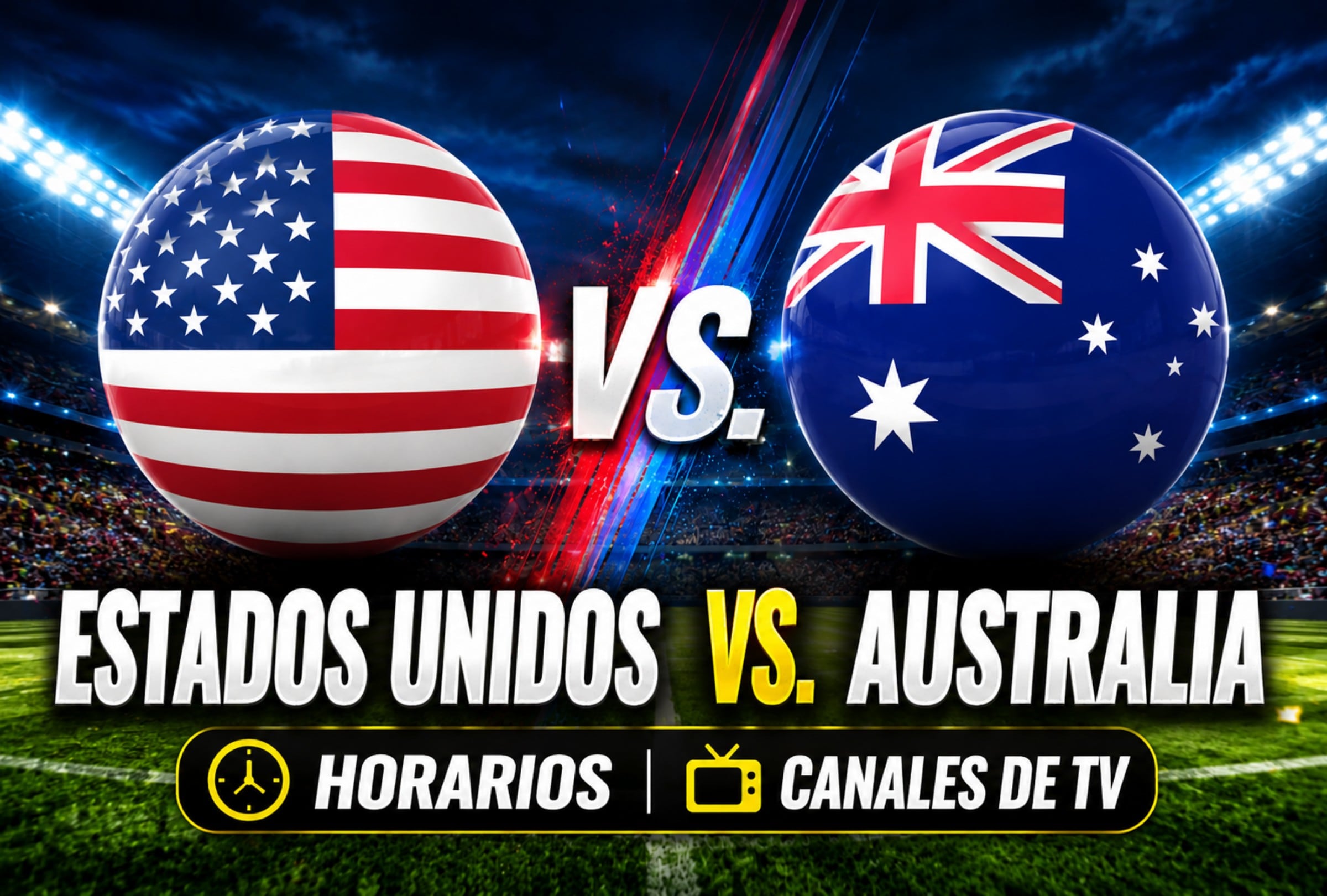 La selección de Estados Unidos afronta un compromiso clave ante Australia en la Copa Mundial FIFA 2026. (Foto: Imagen creada por Mix usando Gemini)