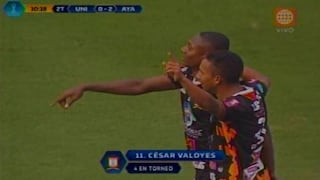 Universitario: Valoyes no perdonó error defensivo crema y anotó gol para Ayacucho