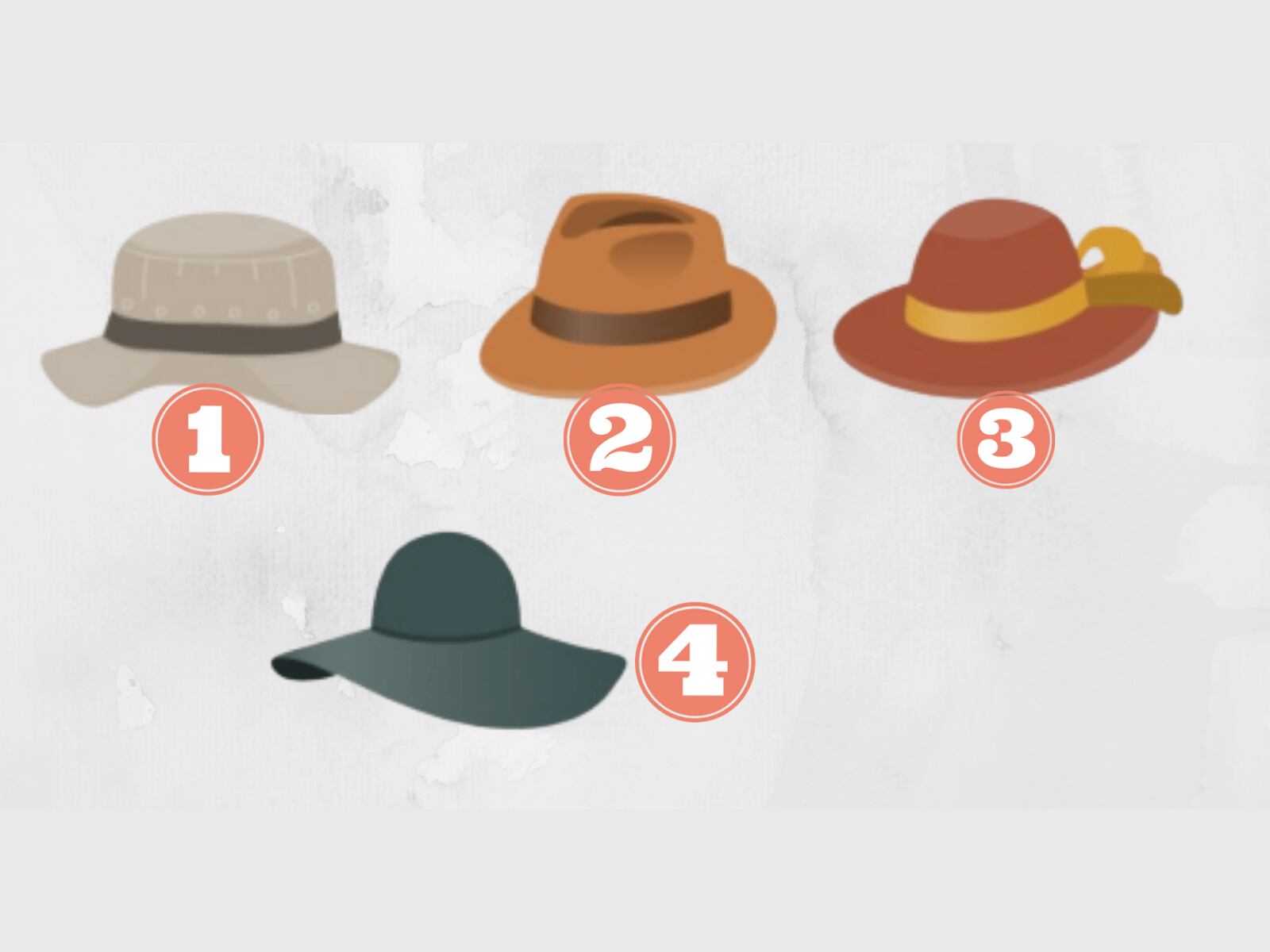 TEST VISUAL | ¿Has deseado alguna vez explorar las profundidades de tu subconsciente? En este test intrigante, te invitamos a elegir un sombrero entre los que se presentan y, a través de una reveladora interpretación, descubrir los secretos, deseos y motivaciones que se esconden en tu mente.