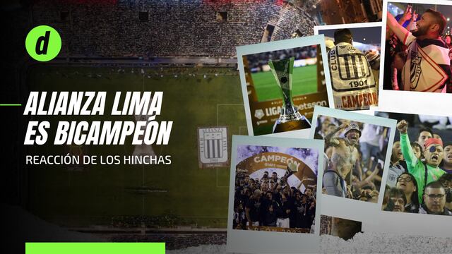 Alianza Lima bicampeón de la Liga 1: la felicidad del hincha blanquiazul tras la obtención de un nuevo título