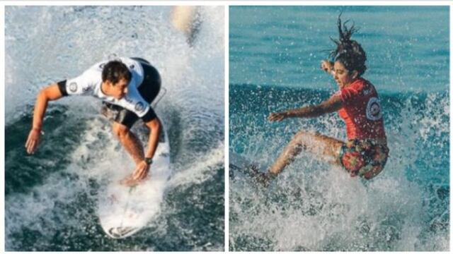 Lucca Mesinas y Daniella Rosas clasificaron a la final del evento principal del ISA World Surfing Games