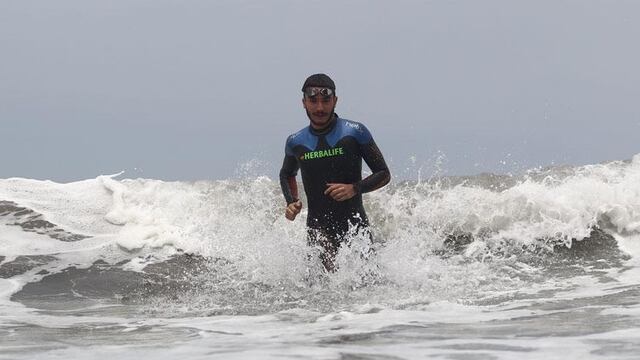 ¡Levántate, campeón! Andrés Chirinos se cayó de la ‘bici’ y no pudo terminar el Ironman 70.3 Perú