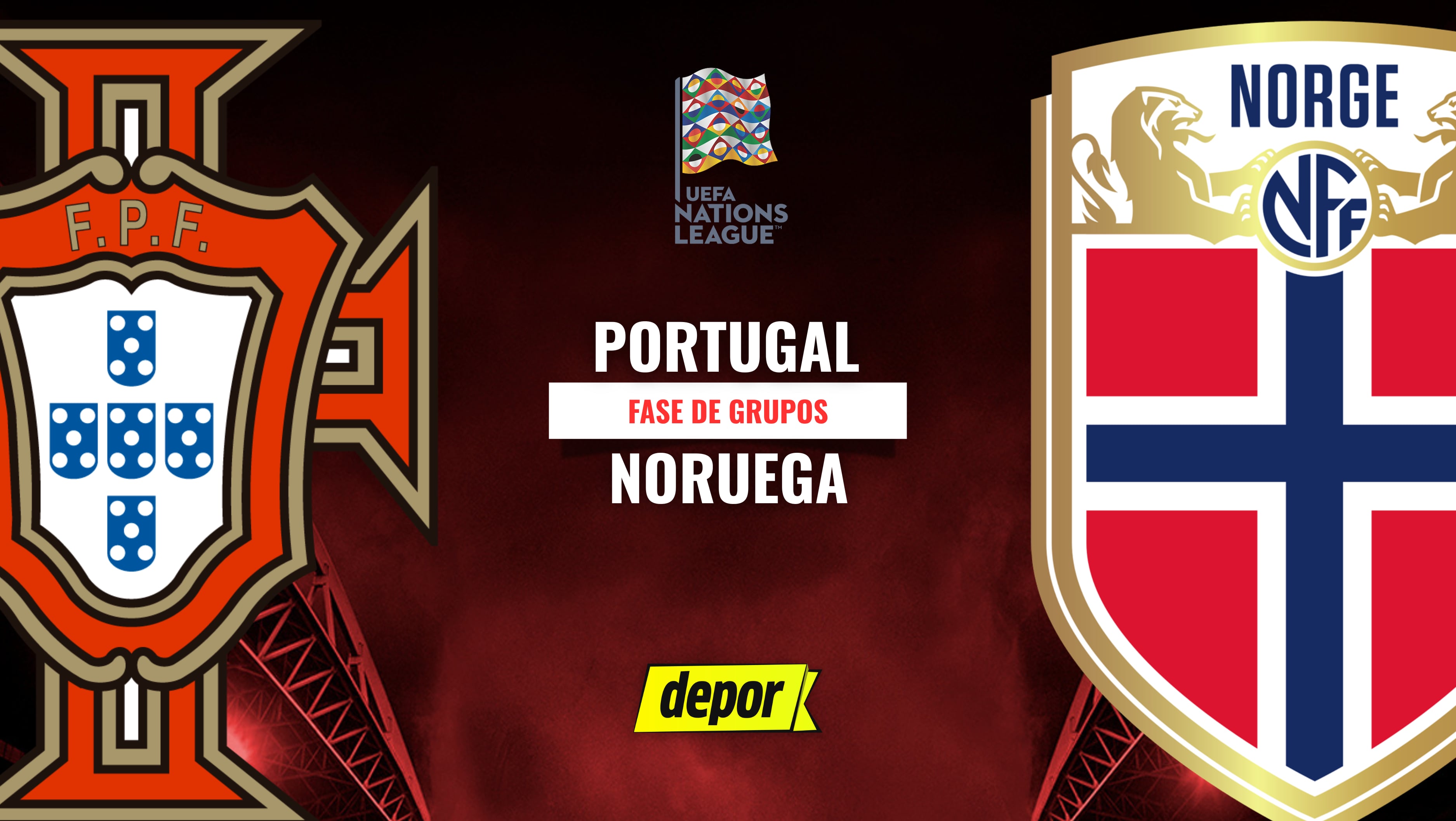 Portugal vs. Noruega EN VIVO: ver transmisión gratis ESPN y Disney Plus