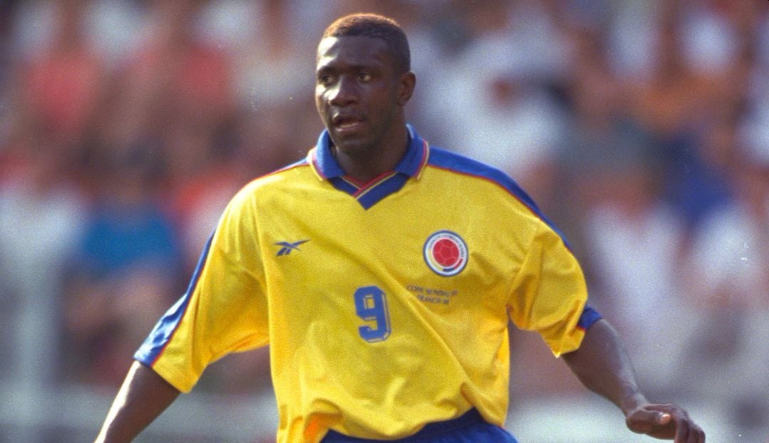 'El Tren' Valencia jugó con la selección Colombia los Mundiales de 1994 y 1998.