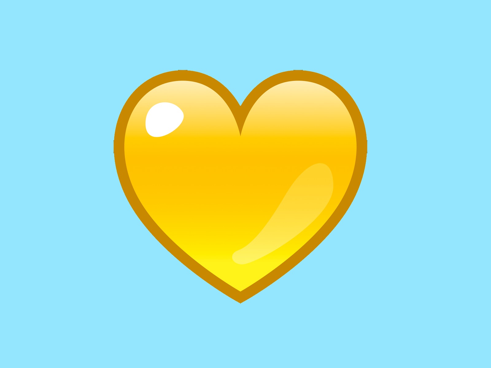 WHATSAPP | Aquí te contamos por qué debes usar el corazón amarillo en tus chats de WhatsApp por Año Nuevo 2024. (Foto: Emojipedia)
