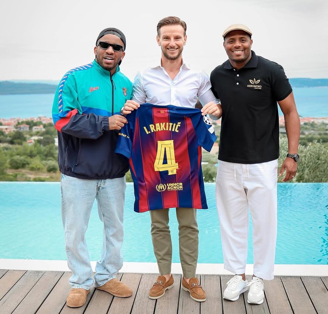 Iván Rakitic fue el primer invitado de Enfocados en su gira europea. (Foto: IG Jefferson Farfán)