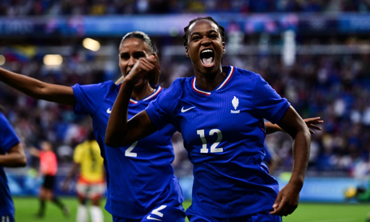 Triunfo de Francia ante Colombia en la primera jornada del fútbol femenino en los Juegos Olímpicos París 2024. (Foto: AFP)