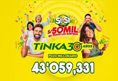 Resultados de La Tinka del miércoles 10 de septiembre: sorteo y números de la jugada ganadora del pozo millonario