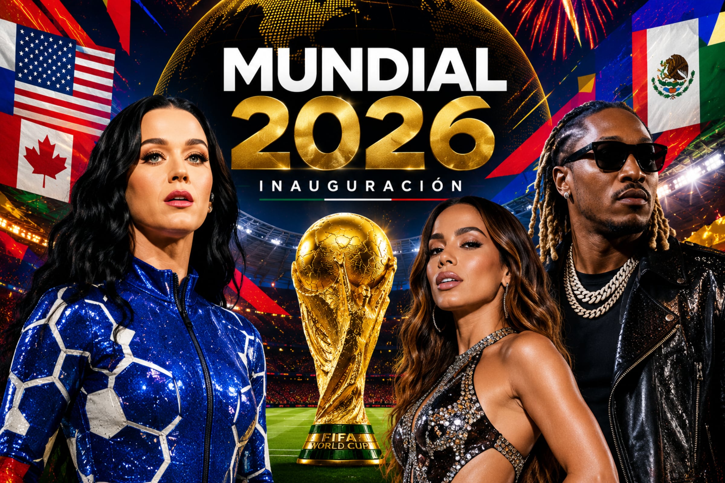 Consulta cuáles son los canales en México para ver la Inauguración de la Copa Mundial de Fútbol 2026, tanto en señal abierta como en señal de paga y streaming online, este viernes 12 de junio. (Foto: Imagen creada por El Comercio MAG utilizando la IA de Chat GPT)