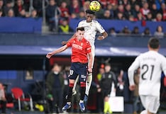Real Madrid perdió por 2-1 ante Osasuna: resumen completo y video del partido