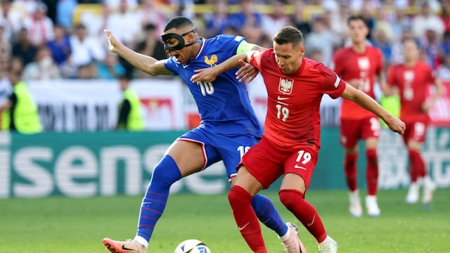 ¿A qué hora jugó y en qué canal pasó Francia vs. Polonia por Eurocopa 2024?