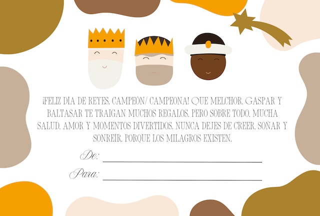 ¡Feliz Día de Reyes, campeón/ campeona! Que Melchor, Gaspar y Baltasar te traigan muchos regalos, pero sobre todo, mucha salud, amor y momentos divertidos. Nunca dejes de creer, soñar y sonreír, porque los milagros existen. | Crédito: canva.com / Composición Depor