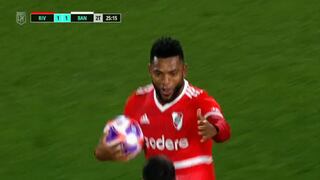Apareció el goleador: Borja anotó el 1-1 parcial de River ante Banfield [VIDEO]