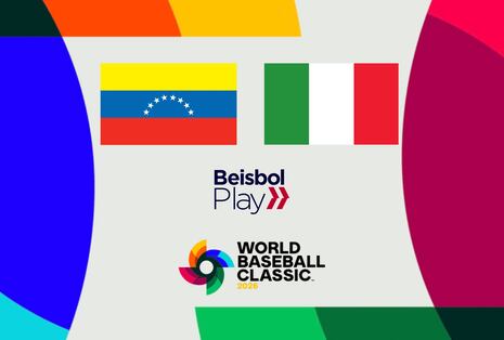 Béisbol Play transmitió el juego de Venezuela vs. Italia por el Clásico Mundial de Béisbol 2026