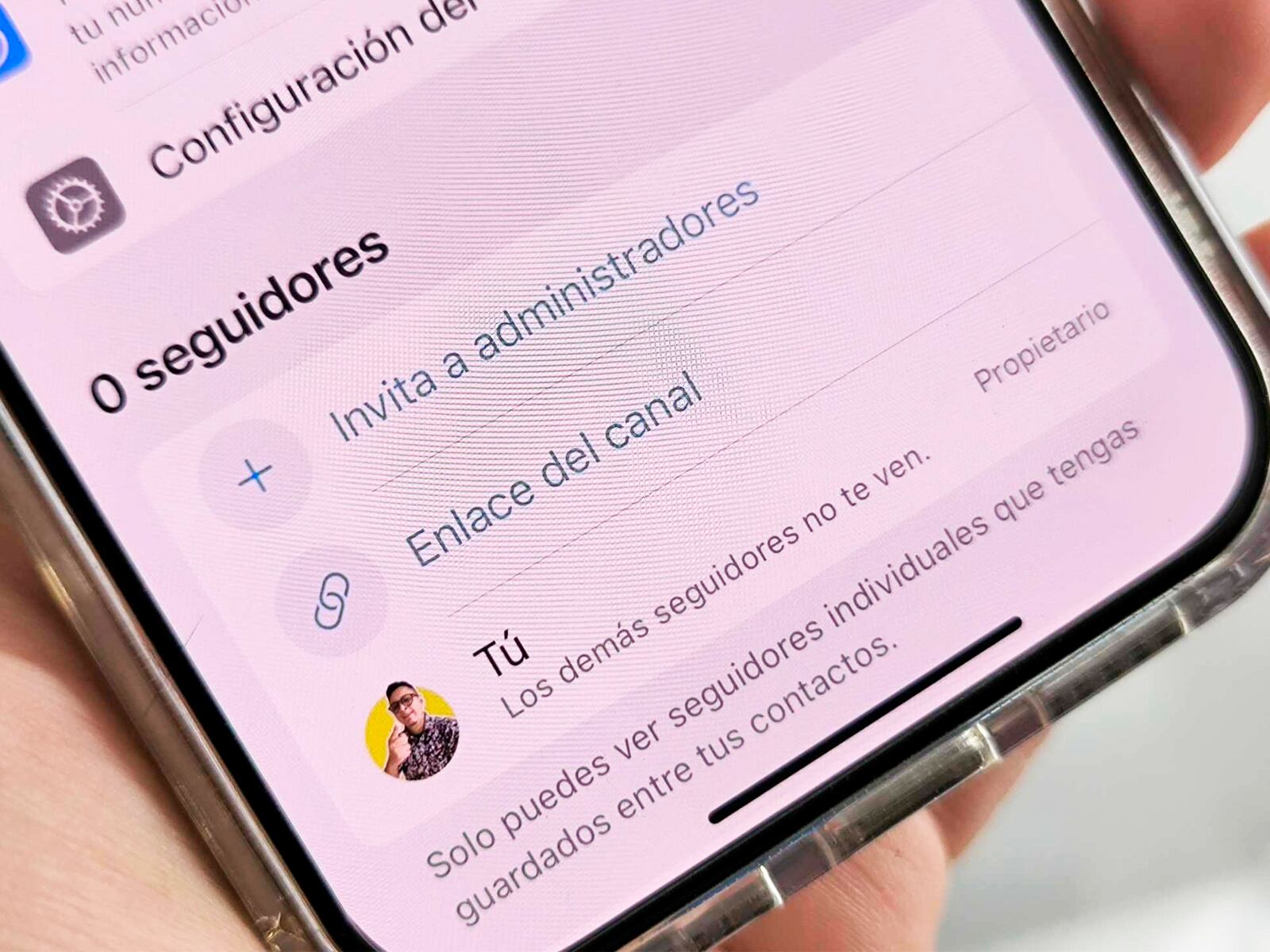 WHATSAPP | Con solo pulsar el botón de "Invitar a administradores", tus amigos o contactos podrán ayudarte con las publicaciones de tu Canal. (Foto: MAG - Rommel Yupanqui)