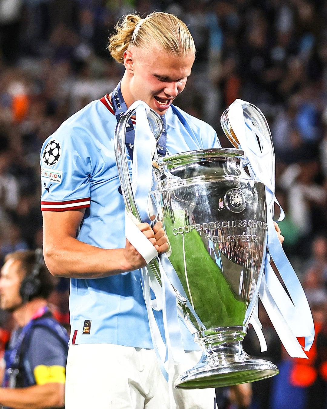 Haaland ganó la Champions en su primera temporada con el Manchester City. (Foto: Getty)