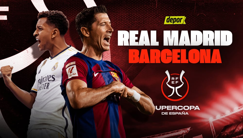 A qué hora juegan Real Madrid vs. Barcelona por la final de la Supercopa de España