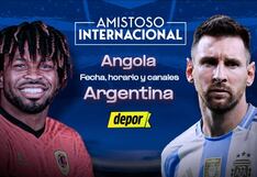Canales y links para ver Argentina vs. Angola: mira por señal abierta