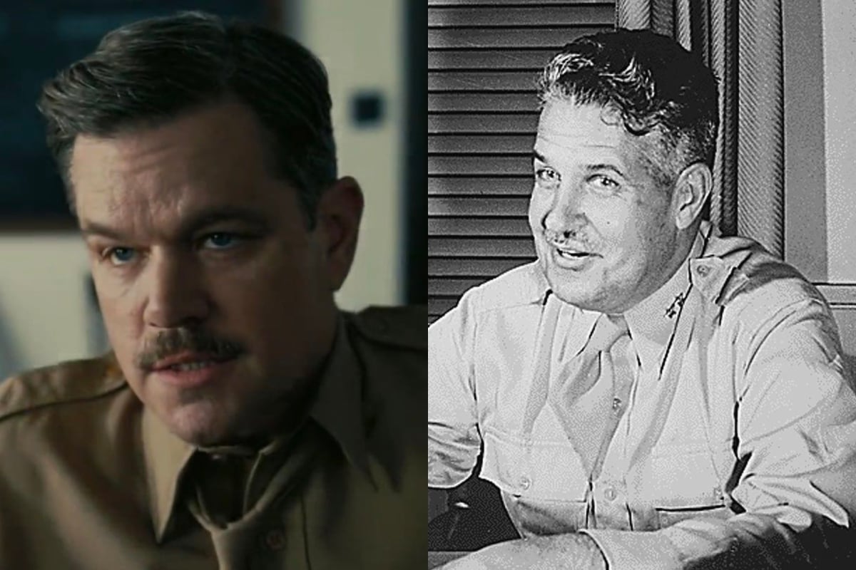 Matt Damon interpreta a Leslie Groves en la película "Oppenheimer" (Foto: Universal Pictures)