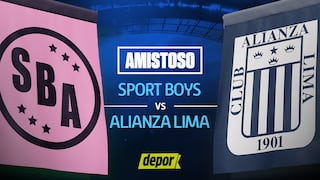 ¿A qué hora ver Alianza Lima vs. Sport Boys y en qué canales transmiten por amistoso?