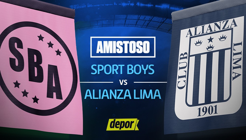 Sport Boys y Alianza Lima se enfrentan por un amistoso de preparación. (Diseño: Depor)
