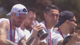 Messi, de Copa en copa: la imagen más viral de Leo con una jarra de fernet