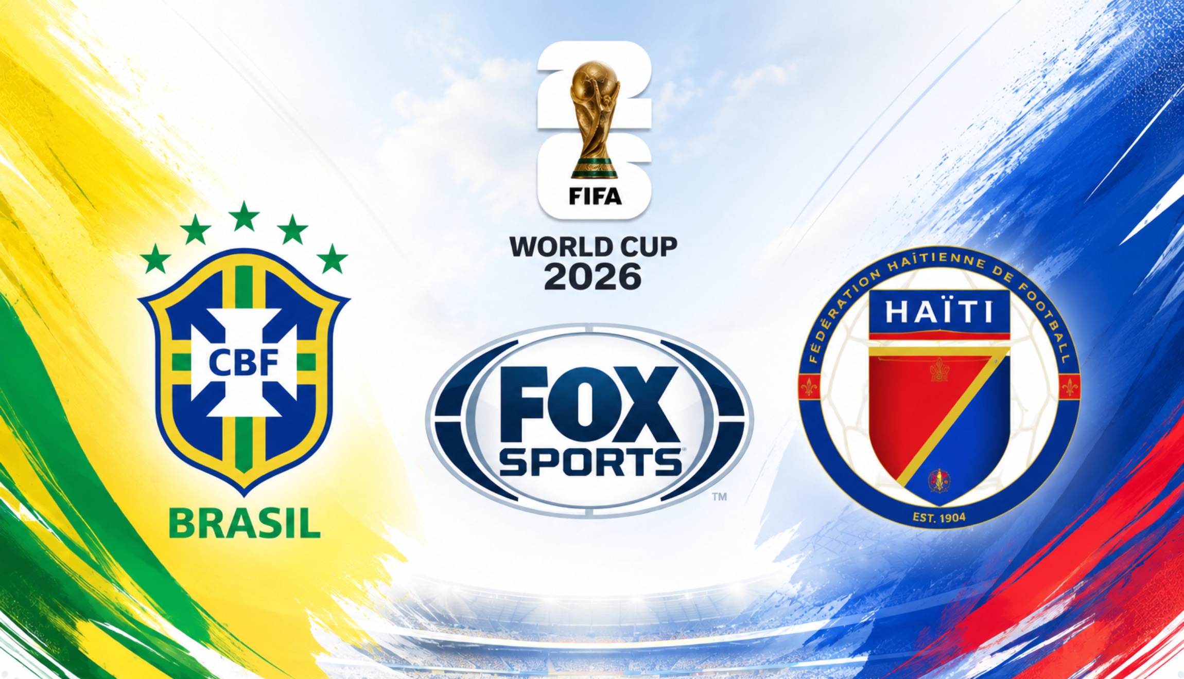 Señal de FOX Sports EN VIVO para seguir la transmisión de Brasil vs. Haití en directo, este viernes 19 de junio de 2026 por la Jornada 2 del Grupo C del Mundial. (Foto: Imagen creada por Depor utilizando la IA de Chat GPT)