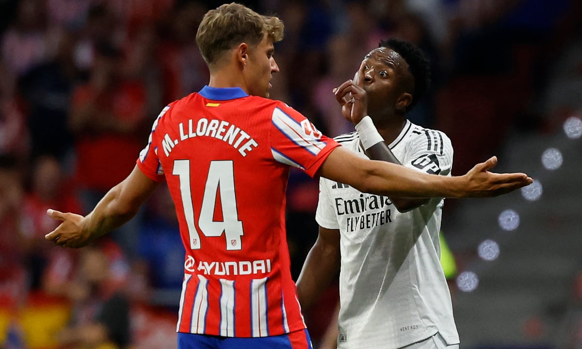 Con goles de Eder Militao y Ángel Correa, Atlético de Madrid y Real Madrid igualaron 1-1 en el Cívitas Metropolitano. (Foto: AFP)