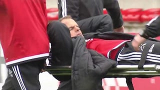 DT del Ajax se rompió el tendón de aquiles en pleno entrenamiento (VIDEO)
